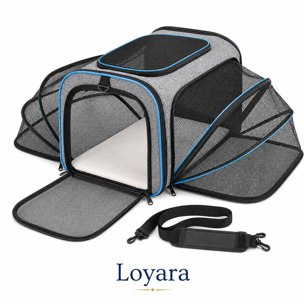 Sac de Transport Pliable pour Chien & Chat — Voyages Sereins