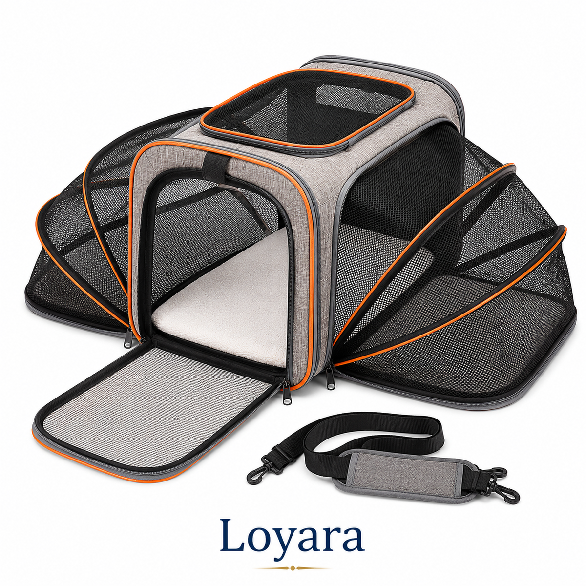 Sac de Transport Pliable pour Chien & Chat — Voyages Sereins