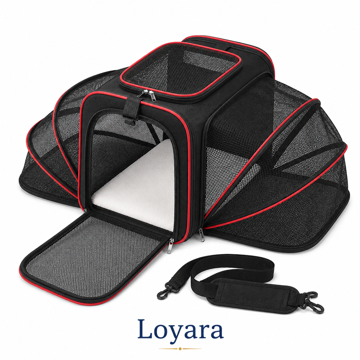 Sac de Transport Pliable pour Chien & Chat — Voyages Sereins
