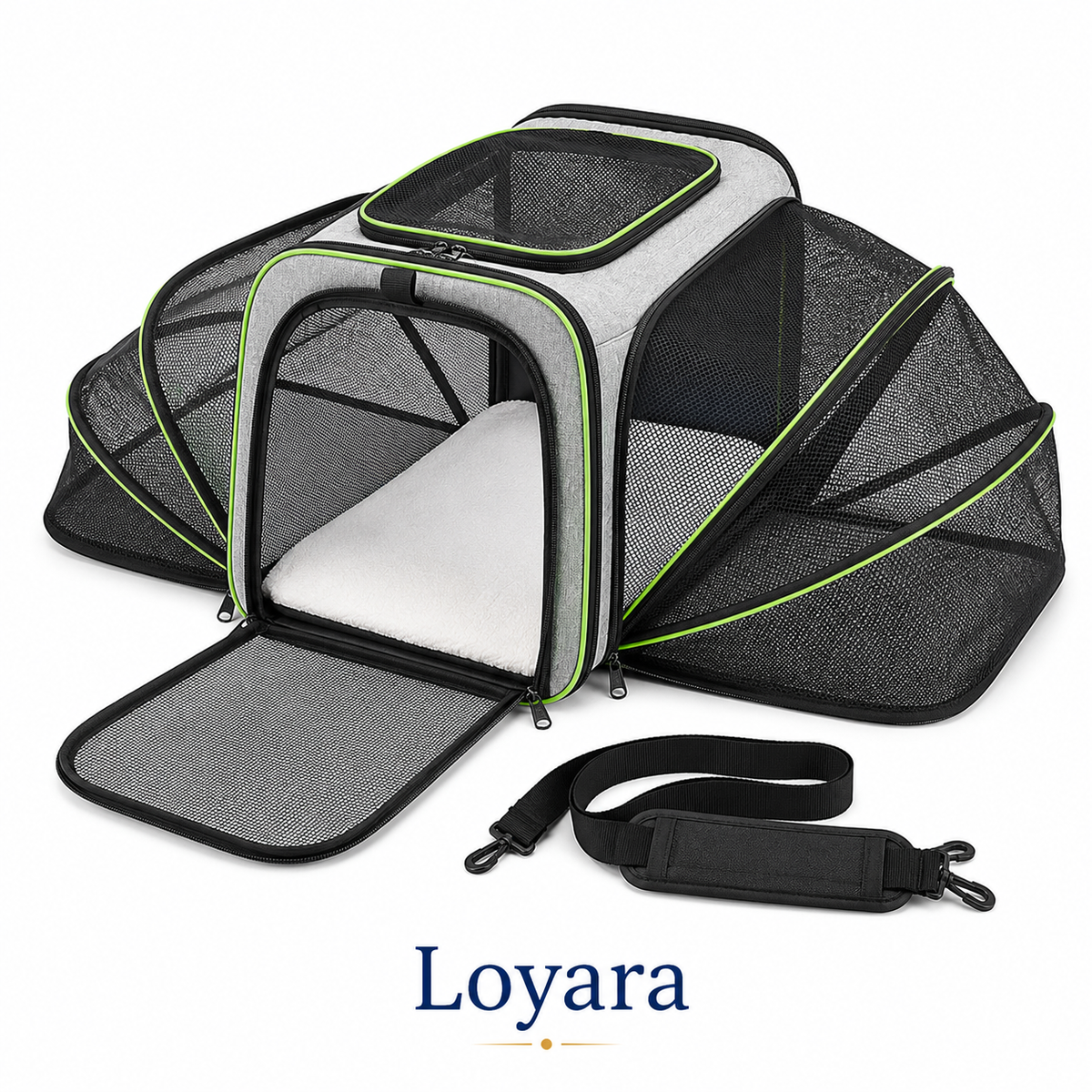 Sac de Transport Pliable pour Chien & Chat — Voyages Sereins