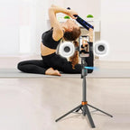 Kit Trépied AI 360° avec Suivi Facial Intelligent et Double Éclairage LED — Support Smartphone Rechargeable pour Vlog & Live
